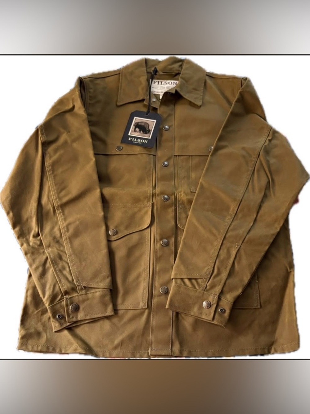 Filson Men's Tin Cloth Cruiser Size Small USA made NWT